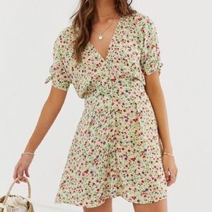 Faithfull the Brand Marianne Mini Dress in Bastille